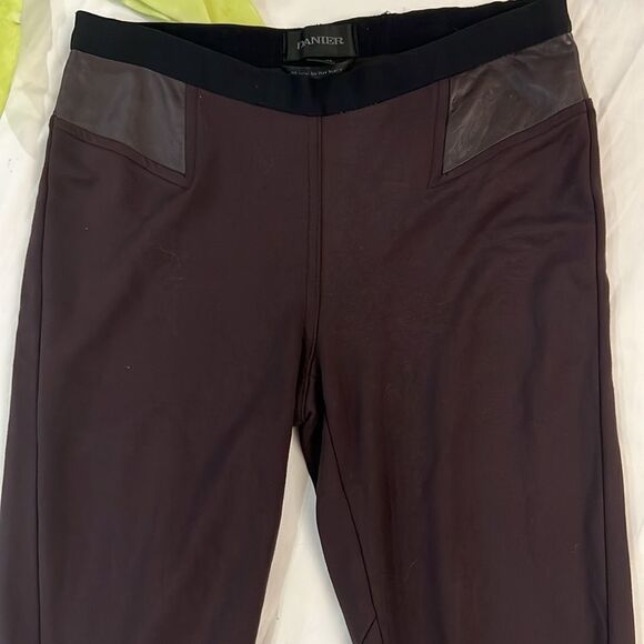 ⭐️DANIER Leggings with leather inserts⭐️ - Picture 2 of 5
